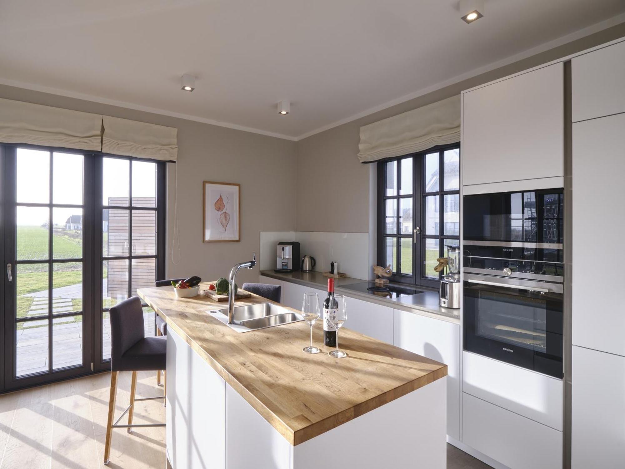 Reetland Am Meer - Luxusplus Reetdachvilla Mit 4 Schlafzimmern, Aussensauna, Loungebereich Und Kamin G07 Dranske Exteriér fotografie