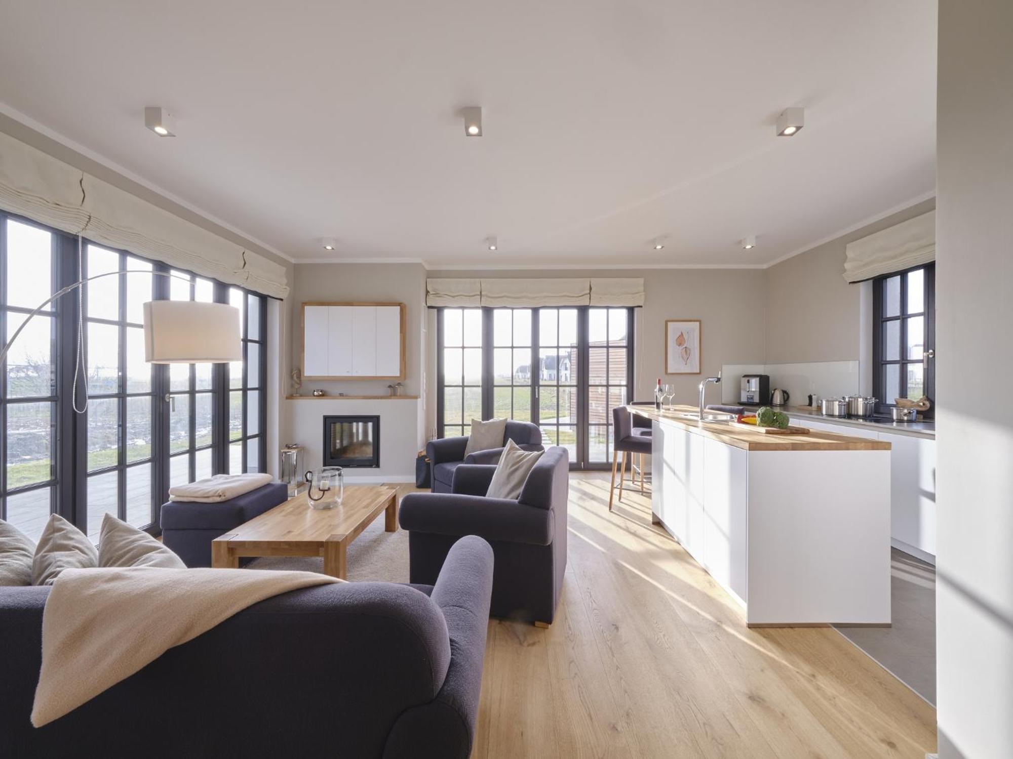 Reetland Am Meer - Luxusplus Reetdachvilla Mit 4 Schlafzimmern, Aussensauna, Loungebereich Und Kamin G07 Dranske Exteriér fotografie