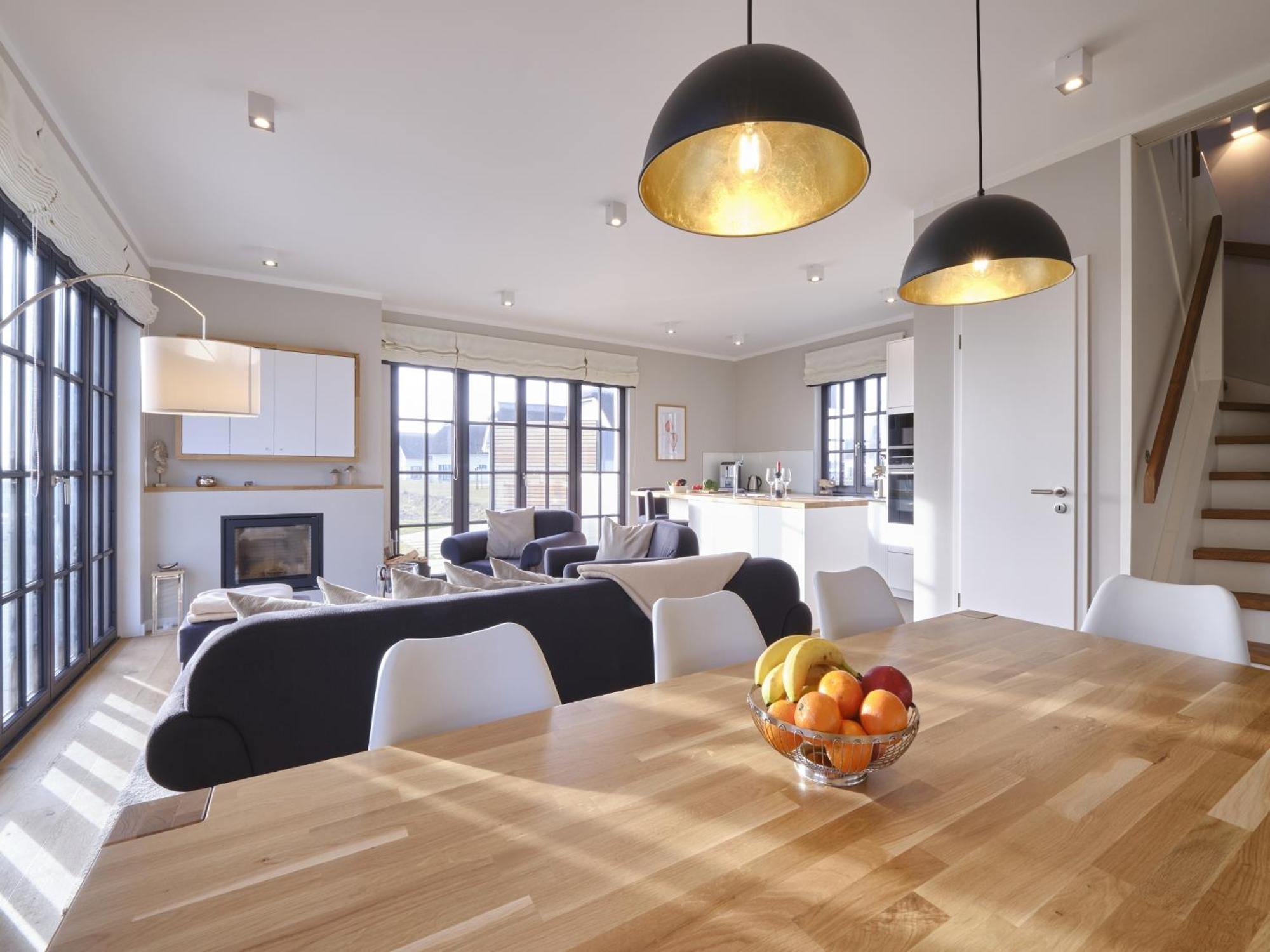 Reetland Am Meer - Luxusplus Reetdachvilla Mit 4 Schlafzimmern, Aussensauna, Loungebereich Und Kamin G07 Dranske Exteriér fotografie