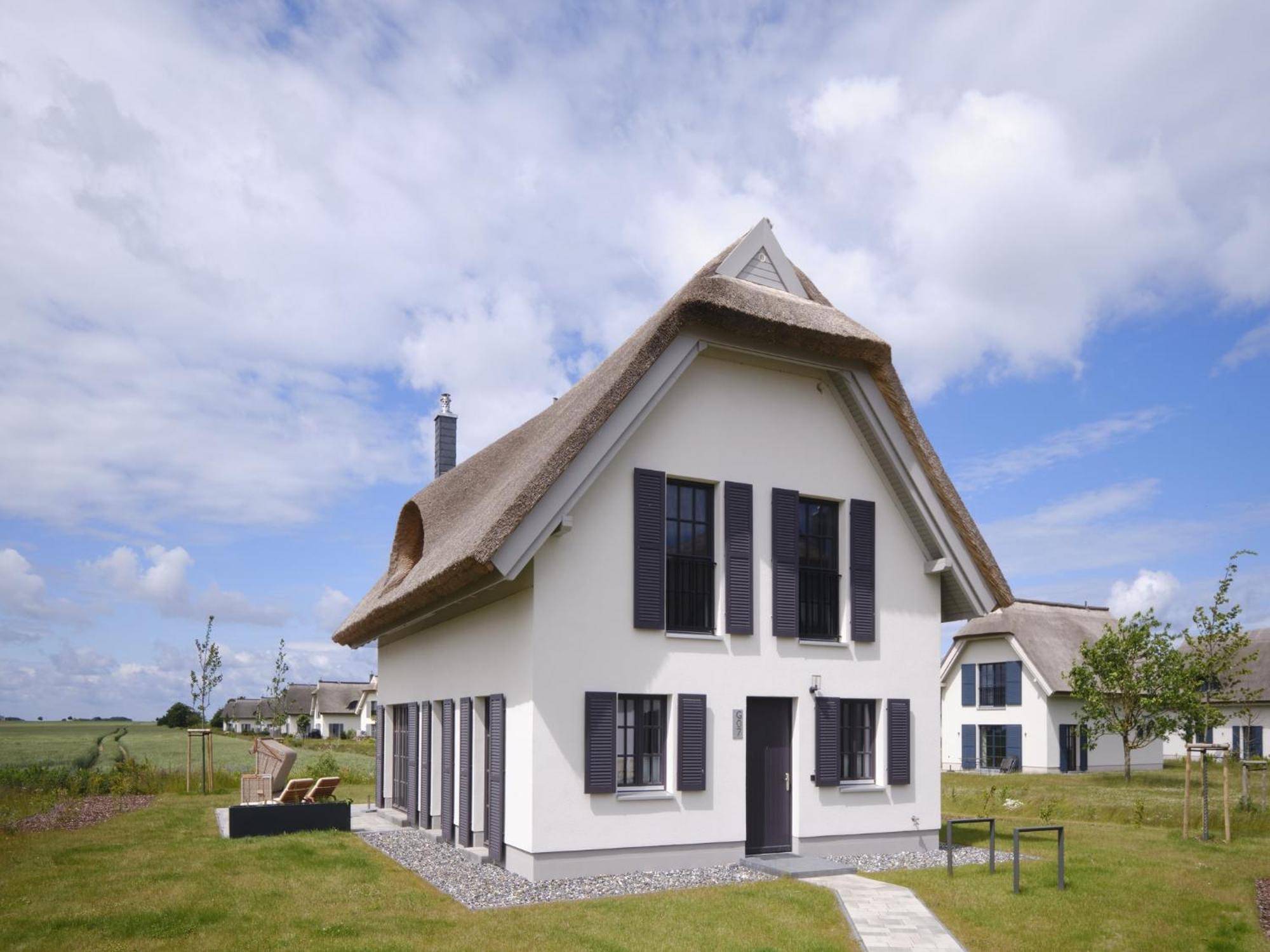 Reetland Am Meer - Luxusplus Reetdachvilla Mit 4 Schlafzimmern, Aussensauna, Loungebereich Und Kamin G07 Dranske Exteriér fotografie