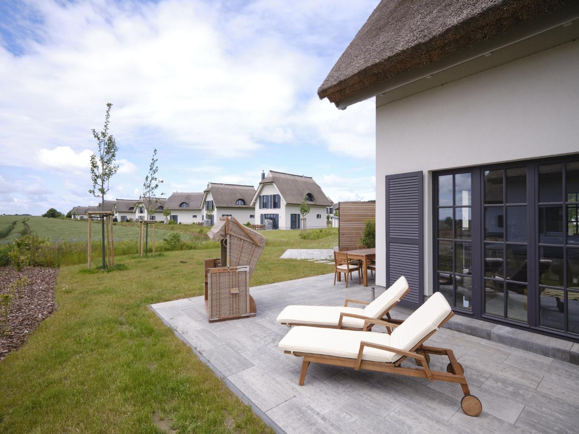 Reetland Am Meer - Luxusplus Reetdachvilla Mit 4 Schlafzimmern, Aussensauna, Loungebereich Und Kamin G07 Dranske Exteriér fotografie